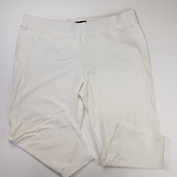 Eileen Fisher white capri pants size XL - Picture 1 of 9